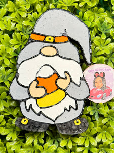 Cozy Flannel: Candy Corn Gnome