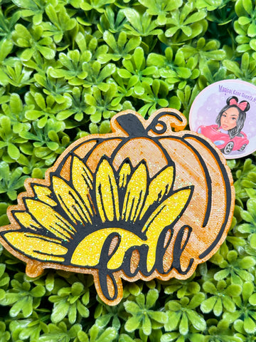 Cozy Flannel: Sunflower Pumpkin