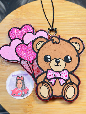 Lavender: Teddy Bear w/Balloon